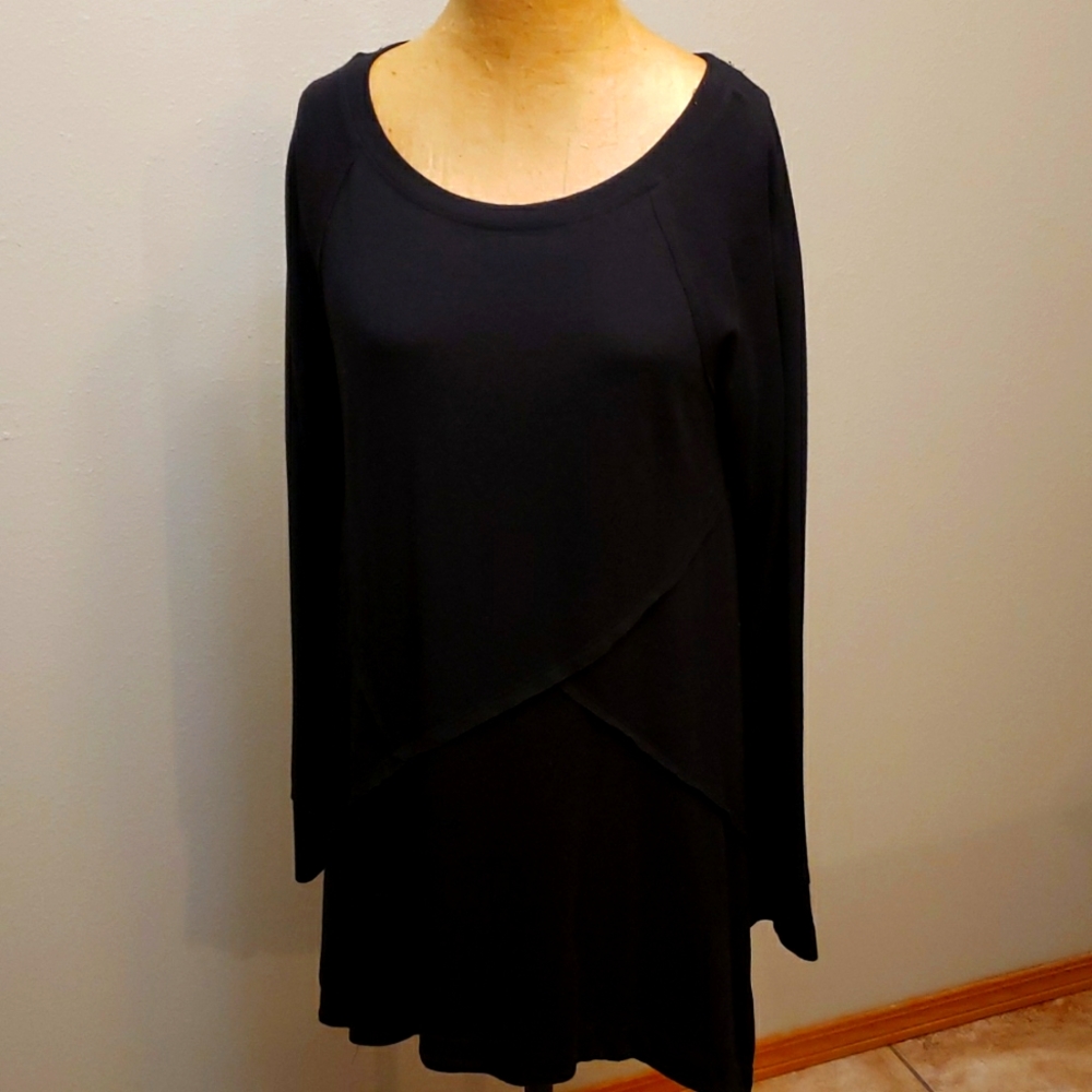 Women's Black Seamed Dress